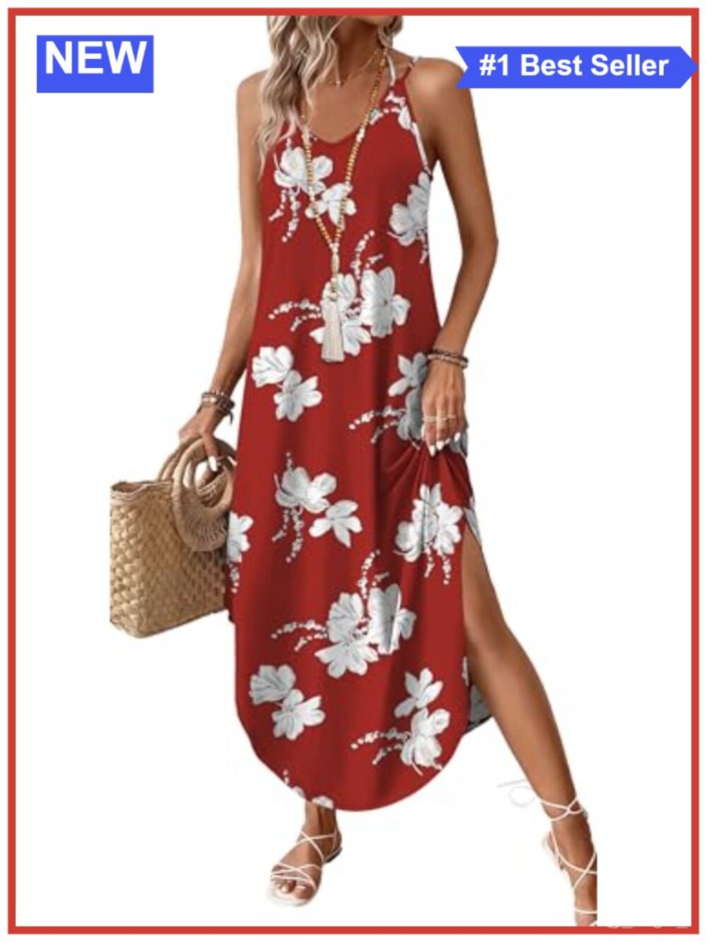 Boho Halter Maxi Dress Women Summer Beach Vacation